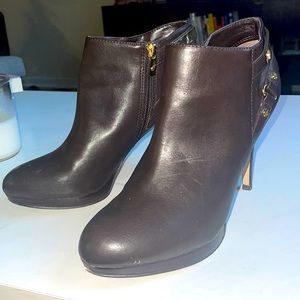 Brown Heeled Boots